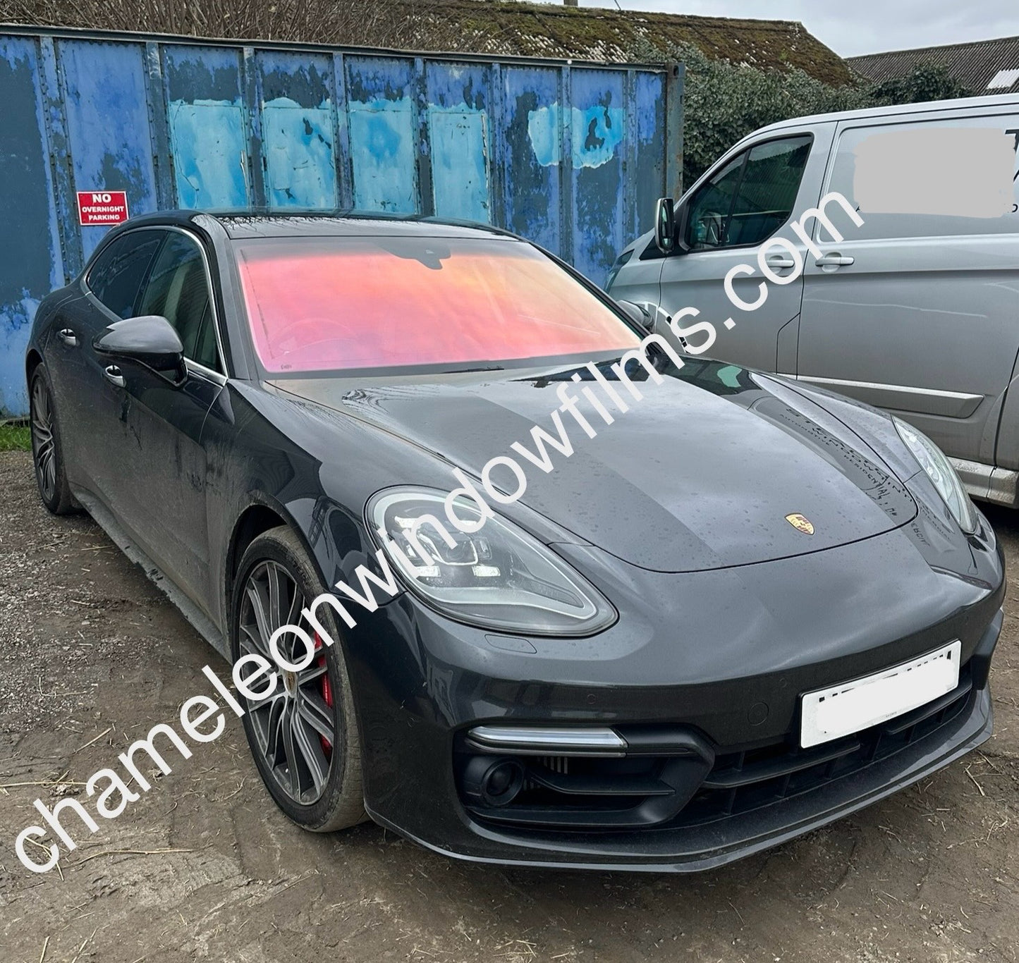 Red/ Blue Sunset Chameleon Window Film 85% VLT