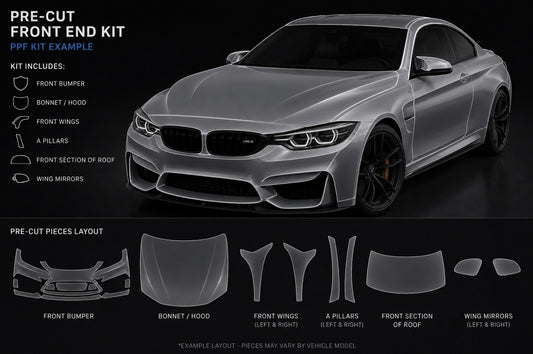Pre Cut PPF - FRONT END KIT - FOR ANY CAR